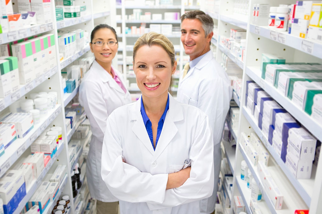 Smiling Pharmacist Team